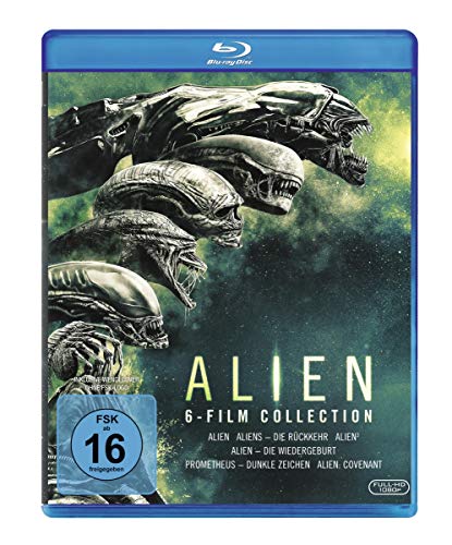 alien 1-6 blu-ray komplettbox mit sigourney weaver, prime