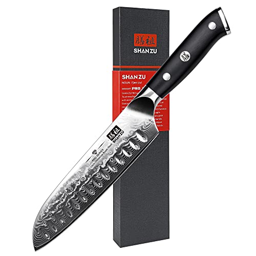 shan zu damaskus messer 18 cm klinge kochmesser aus damaszenerstahl