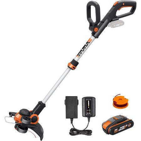 akkurasentrimmer worx wg163e.1 20v inkl. akku und ladegerät für 79,90