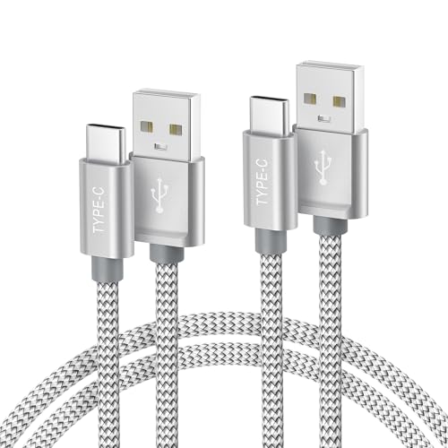 basesailor usb c ladekabel 2m 2pack für iphone 16 pro max, samsung galaxy, kindle fire