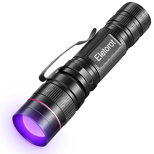 eletorot uv taschenlampe led schwarzlicht, detektor für falsches geld und urinflecken