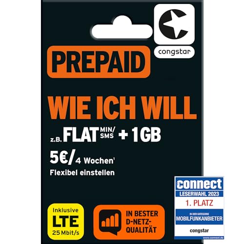 congstar karten mit 10 startguthaben für 2,25 statt 9,99 - nur heute