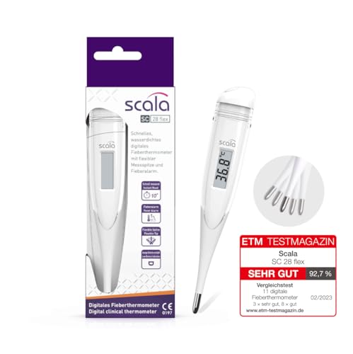 scala SC 28 flex digitales Fieberthermometer, Amazon Prime