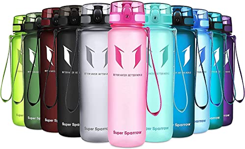 super sparrow trinkflasche 350ml 500ml 750ml 1000ml BPA-frei sport flasche leicht nachhaltig