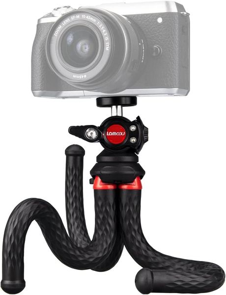 Lammcou Mini-Stativ Dreibeinstativ Flexibel für Kamera Camcorder Leuchte Tripod