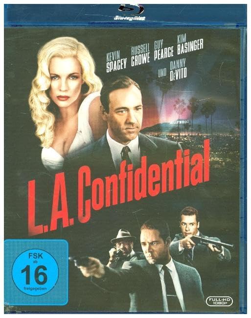 l.a. confidential blu-ray, 2 oscars, russell crowe, kim basinger, guy pearce