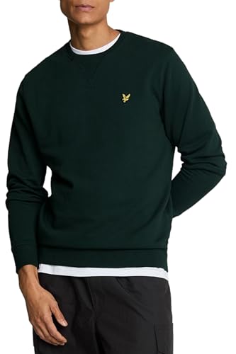 lyle & scott sweatshirt herren 100% baumwolle atmungsaktiv basic design xs-xxl