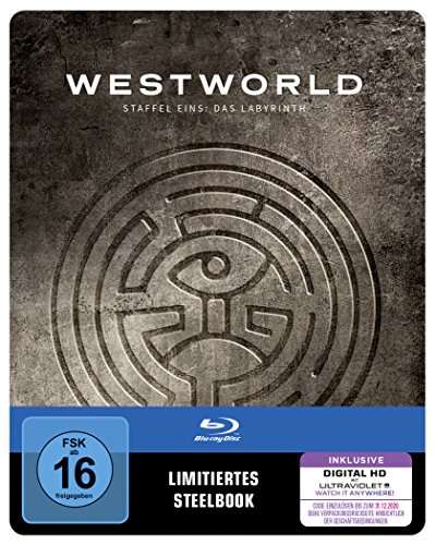 Produktbild: westworld staffel 1 steelbook 3 blu-rays das labyrinth