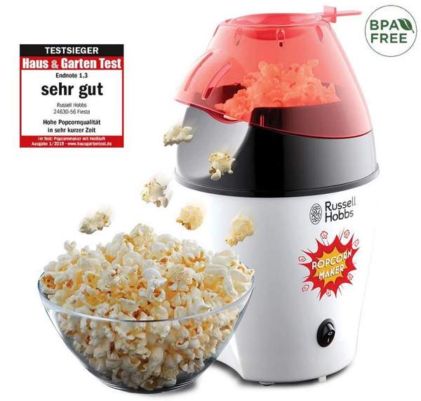 russell hobbs popcornmaker fiesta 24630-56 für 19,99 euro statt 26 euro