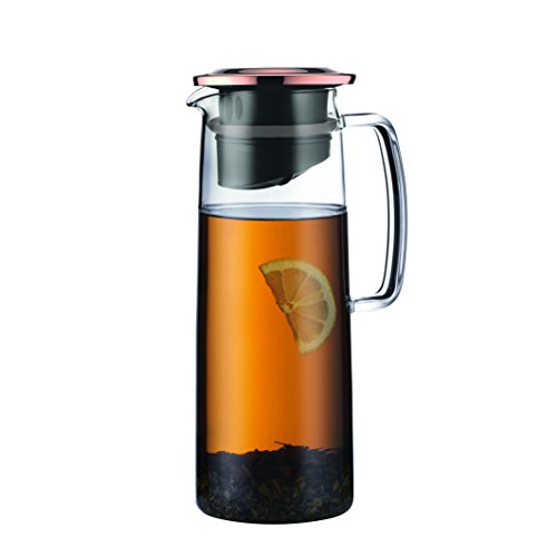 bodum krug mit infuser und filter aus glas kupfer 10 cm 11575-18S rich copper