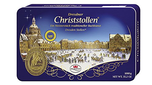 dr. quendt dresdner christstollen 1 kg in dose, 18,99 statt 23,90