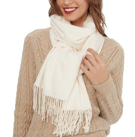winterschal damen 200cm mit fransen von maamgic, 4,49 statt 15