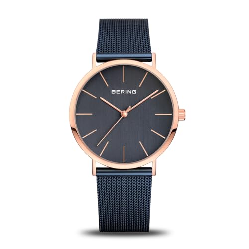 bering damen uhr quarz klassik edelstahl saphirglas 13436-367 3 atm armbanduhr