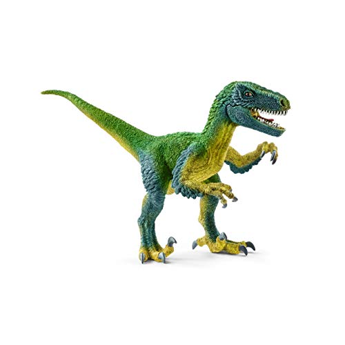 schleich dinosaurus velosiraptor 14585 mit beweglichem kiefer, spielzeug ab 3 jahre