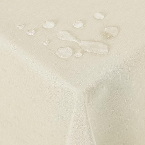 Produktbild: deconovo wasserdichte tischdecke 130x130 bis 140x300 in verschiedenen größen