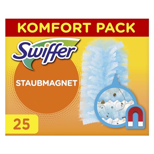 swiffer dust magnet nachfüllpack 25er komfortpack mit 5 x 5 tüchern