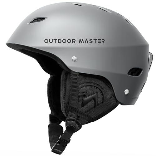 outdoormaster kelvin skihelm unisex mit belüftungssystem für skifahren und snowboard