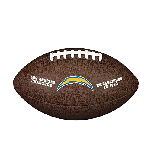 wilson american football los angeles chargers, offizieller spielball, mischleder