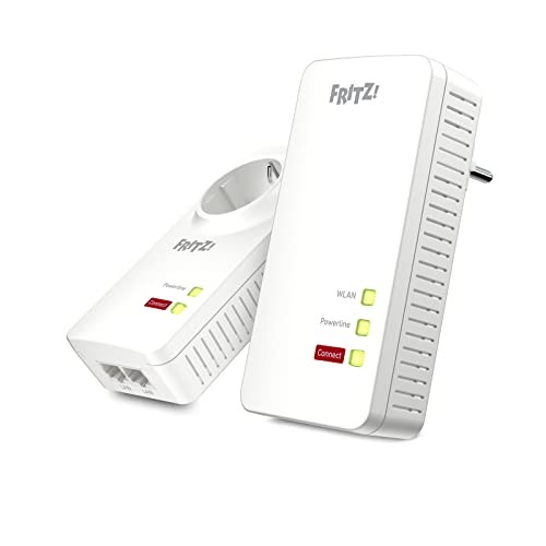 FRITZ!Powerline 1260/1220 WLAN Set, 1.200 MBit/s, WLAN-Access Point, deutsch
