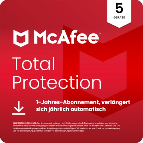 mcafee total protection 2025 virenschutz vpn betrugsschutz identitätsüberwachung