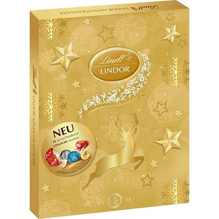 lindt lindor adventskalender weihnachten 2024 für 18,19 statt 28