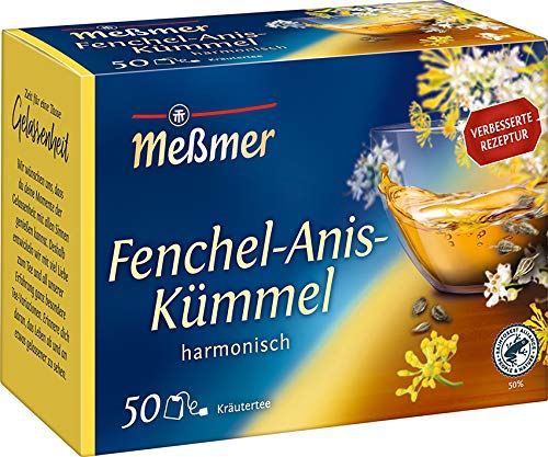 meßmer fenchel-anis-kümmel teebeutel 4 x 50er pack ab 8,24 euro