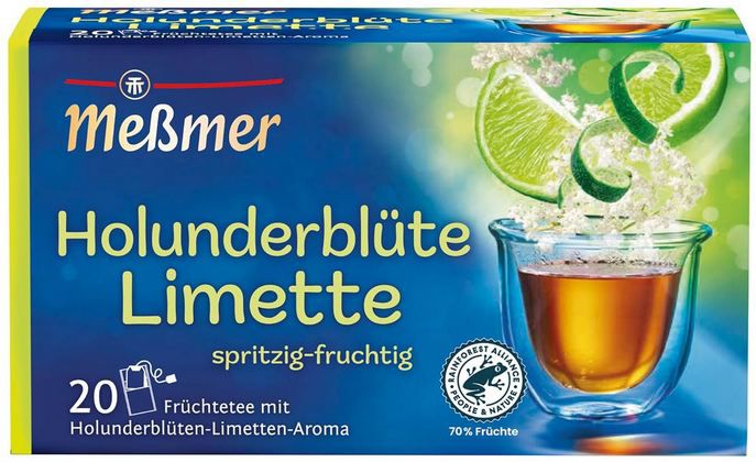 meßmer holunderblüte limette 4 x 20 beutel günstig ab 6,76 euro