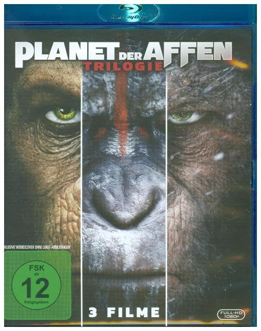 Produktbild: Planet der Affen Trilogie Blu-ray 3er Set