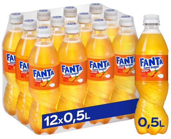 Fanta Zero Orange 500 ml, 12er Pack, ab 8,92 Euro statt 12 Euro