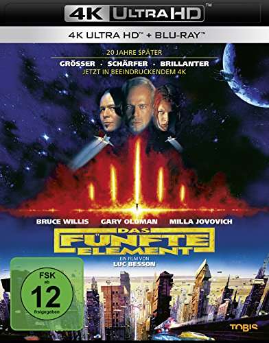 Produktbild: das fünfte element 4K blu-ray 1997 - bruce willis - imdb 7,6