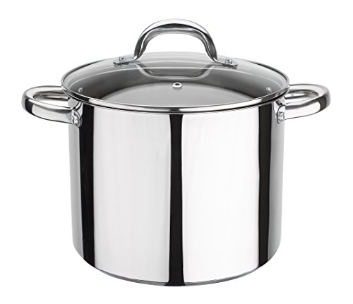 gsw 990264 montreal gemüse-kochtopf edelstahl 24 cm induction backofen silber transparent