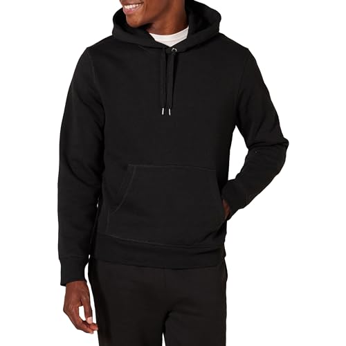 amazon essentials herren sweatshirt kapuze schwarz heide XXL