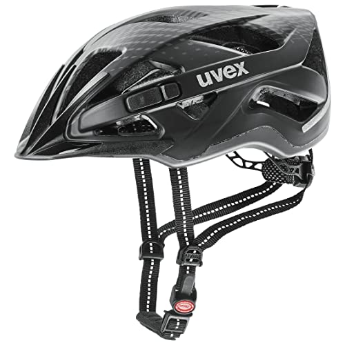 uvex city active fahrradhelm unisex schwarz 56-60 cm