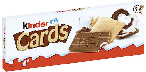 kinder cards 5er pack 128g für 1,99 euro statt 2,75 euro