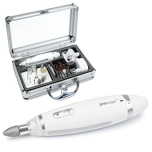 Maniküre-Pediküre-Set DELUXE für Damen und Herren | 15 Aufsätze | mit LED-Licht