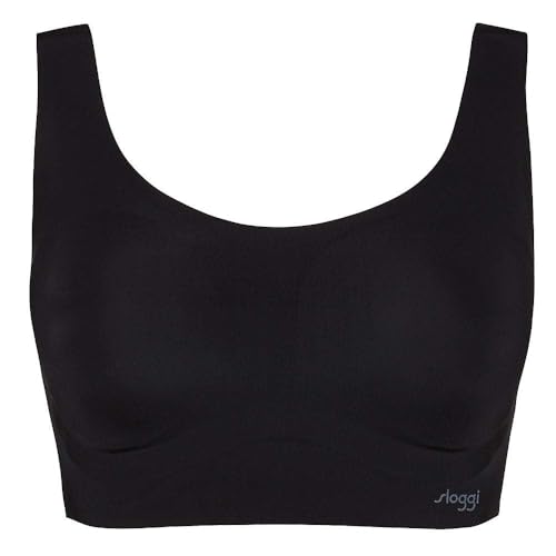sloggi damen bustier zero feel top schwarz gr. m