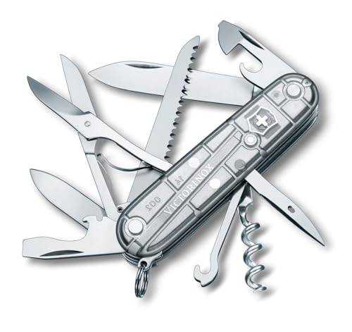 Victorinox Huntsman Multitool 15 Funktionen Klinge Korkenzieher Dosenöffner Silber