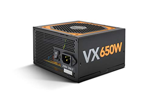Produktbild: NOX urano vx 650W netzteil ATX 80 PLUS Bronze, leiser 120mm Lüfter, flache Kabel