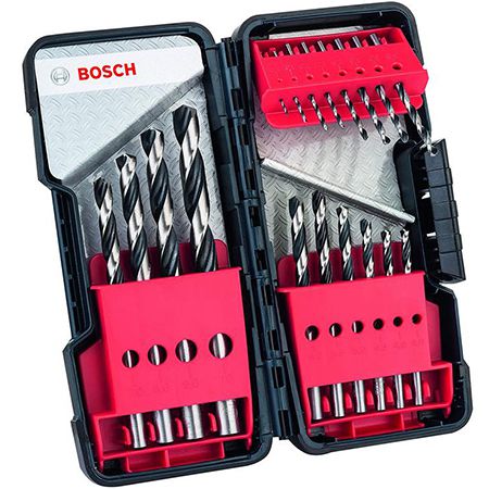 Bosch HSS-Set Metallspiralbohrer 18-tlg. für 9,64 statt 15