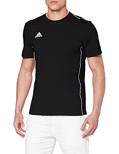 adidas core 18 t-shirt herren schwarz-weiß größe m