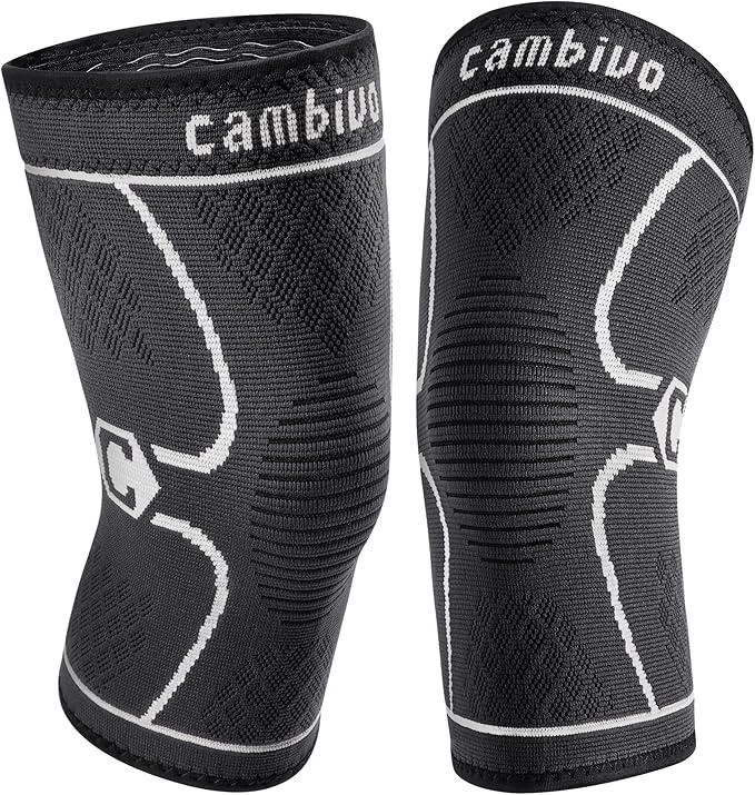 Produktbild: cambivo kniebandage x2 für meniskusriss, acl, arthritis, sport, laufen, wandern