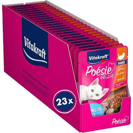 vitakraft posie delice junior 23er pack putenfleisch ab 11,69 euro