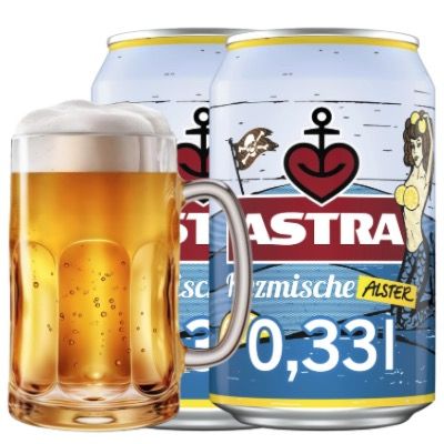 24x Astra Kiezmische trübes Alster Radler fruchtig  0,75 pro Radler