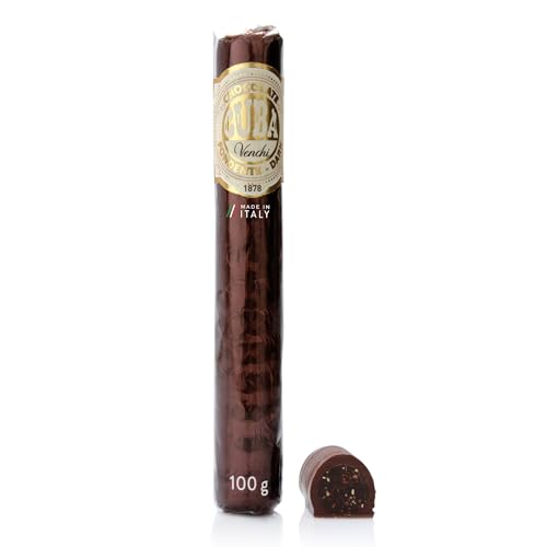 Venchi Zigarre 56% Zartbitterschokolade mit Kakao und Piemonteser Haselnuss 100 g