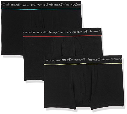 eminence business boxershorts herren schwarz 3er-pack small 0810