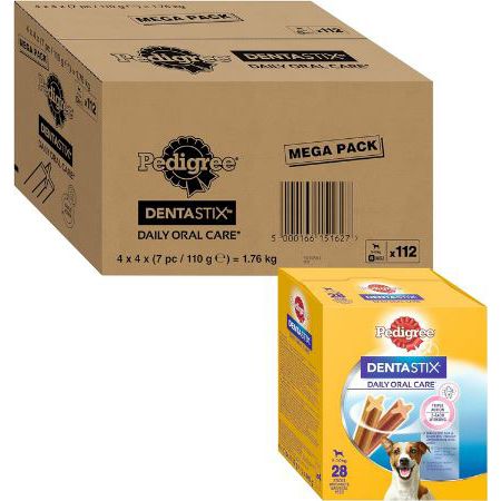 pedigree dentastix 112er pack tägliche zahnreinigung große hunde 27,44
