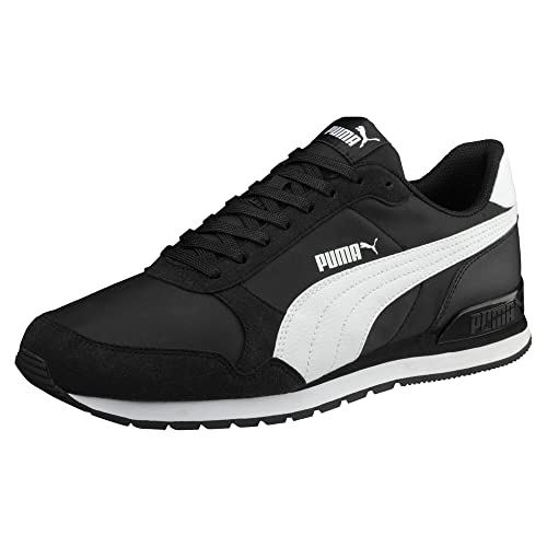 puma st runner v2 nl low-top trainer schwarz weiß 43 eu unisex