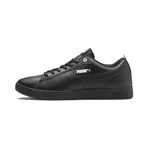 puma damen smash wns v2 l low-top trainer schwarz 37.5 eu