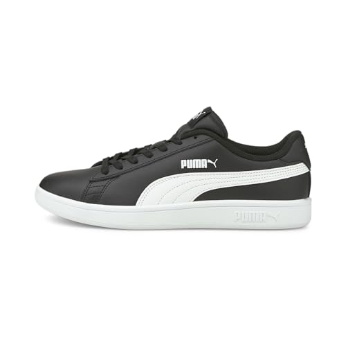 puma smash v2 l low-top schuhe unisex schwarz-weiß 36 eu