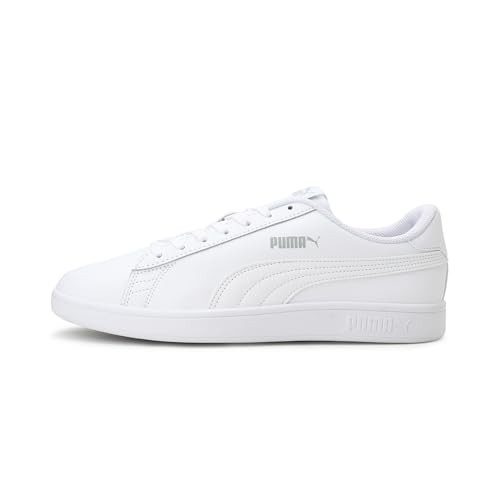 PUMA Smash v2 L Low-Top Sneakers, Unisex, Weiß, 38 EU